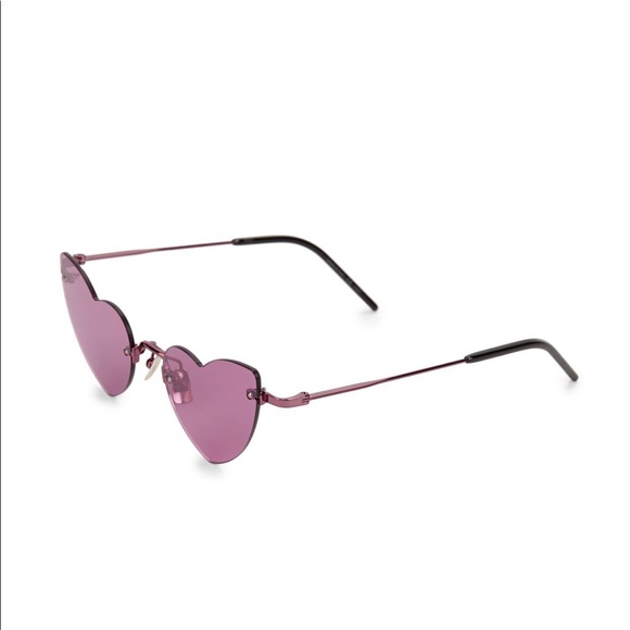 saint laurent loulou sunglasses white